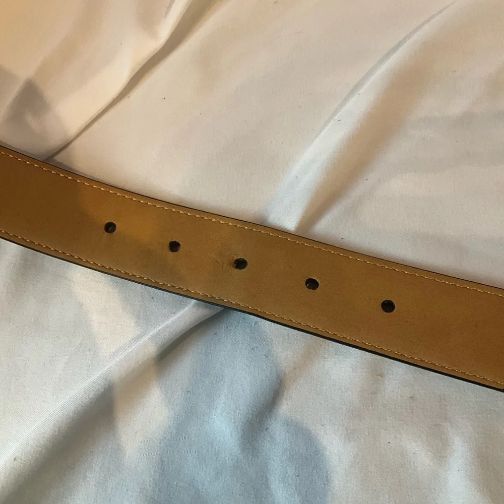 Tommy Hilfiger Brown Leather Belt Size 40
